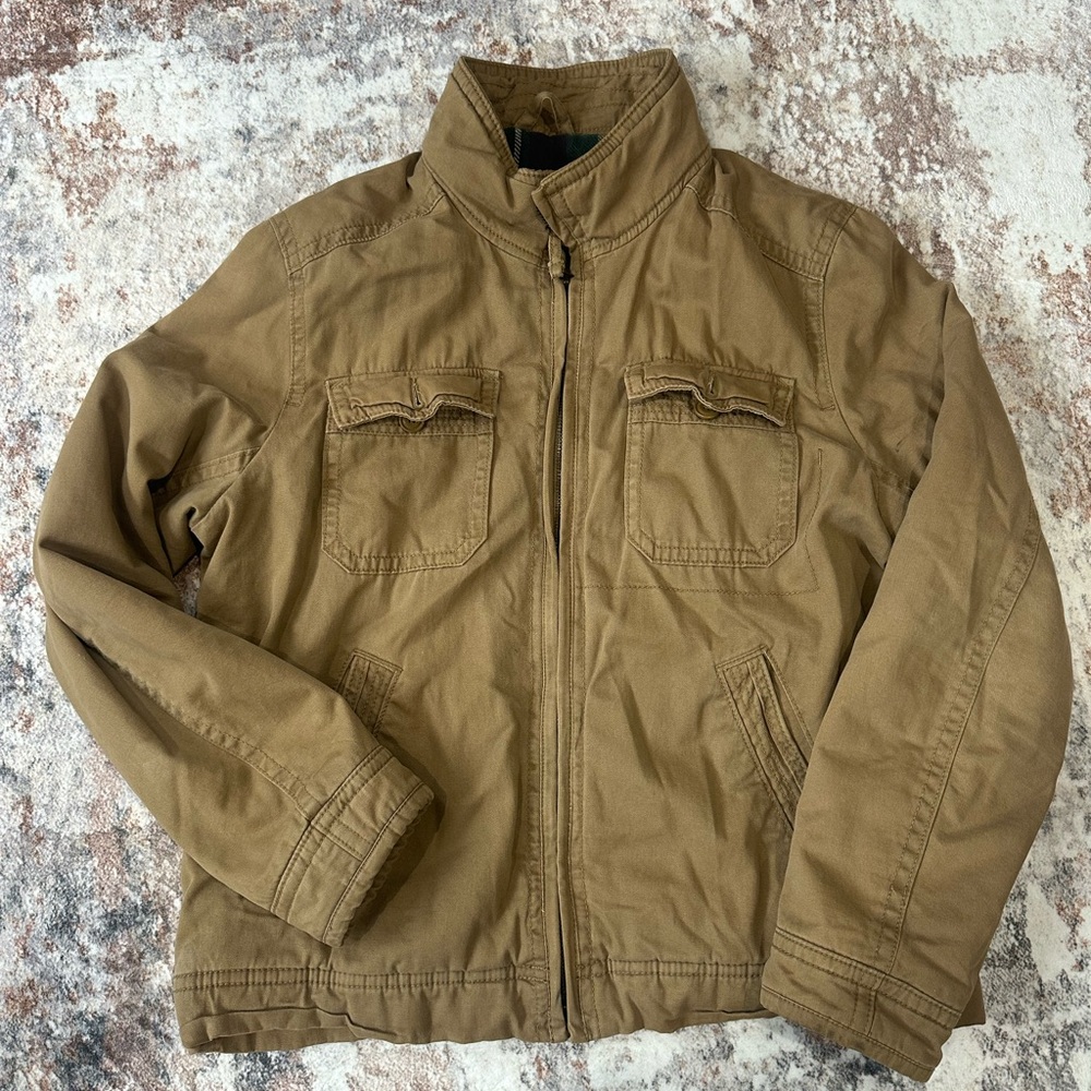 American Eagle Outfitters Brown Military Jacket